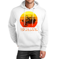 Retro Motorcycle Ural T Shirt   Vintage Sidecar Motorbike Raglan Baseb Unisex Hoodie | Artistshot