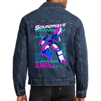 Womens Transformers Soundwave 1984 Men Denim Jacket | Artistshot