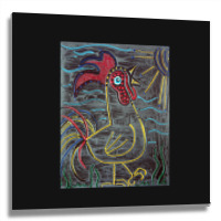 Rooster Metal Print Square | Artistshot