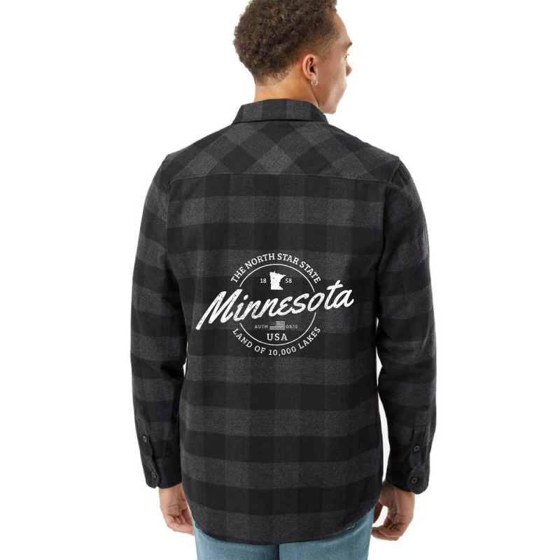 Trending Minnesota North Star State Souvenir 10000 Lakes Flannel Shirt | Artistshot