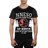 Limited Edition Minnesota North Star State Up North With Loon Graphic T-shirt | Artistshot