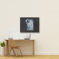 Shivering Inside Angel Under The Trellis Landscape Canvas Print | Artistshot