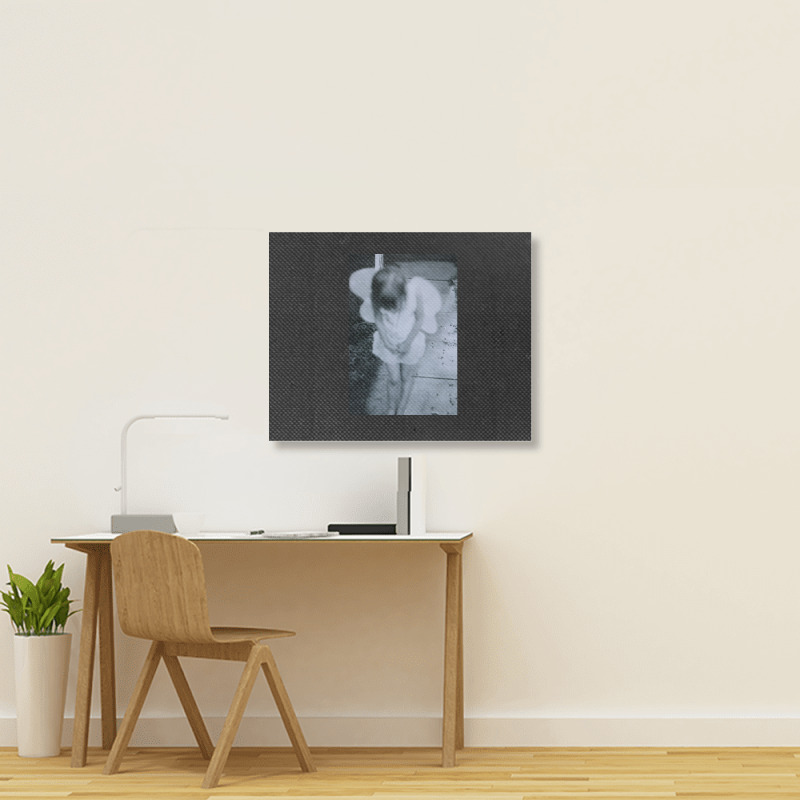 Shivering Inside Angel Under The Trellis Landscape Canvas Print | Artistshot