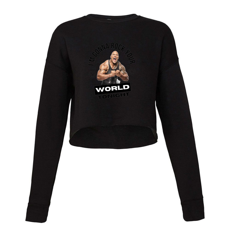 Dwayne Johnson Cropped Sweater by yenalsardao | Artistshot