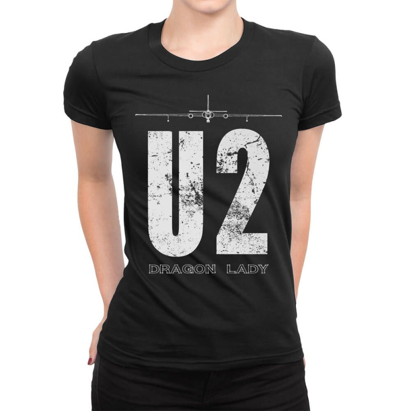 U 2 Dragon Lady Spy Plane Premium T Shirt Ladies Fitted T-Shirt by nasson | Artistshot