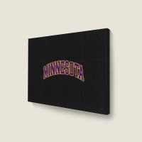 Hot Trend Minnesota Throwback Mn Classic Landscape Canvas Print | Artistshot