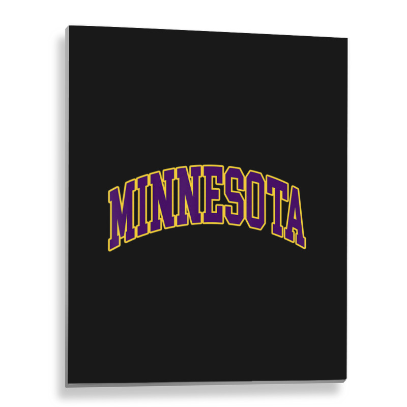 Hot Trend Minnesota Throwback Mn Classic Metal Print Vertical | Artistshot