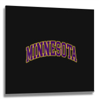 Hot Trend Minnesota Throwback Mn Classic Metal Print Square | Artistshot