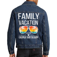 Family Vacation Better Than Therapy 2023 Group Sunglasses T Shirt Men Denim Jacket | Artistshot