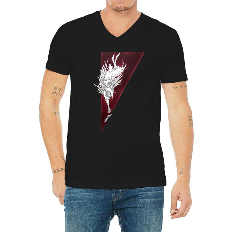 The Bloody Crow V-neck Tee | Artistshot