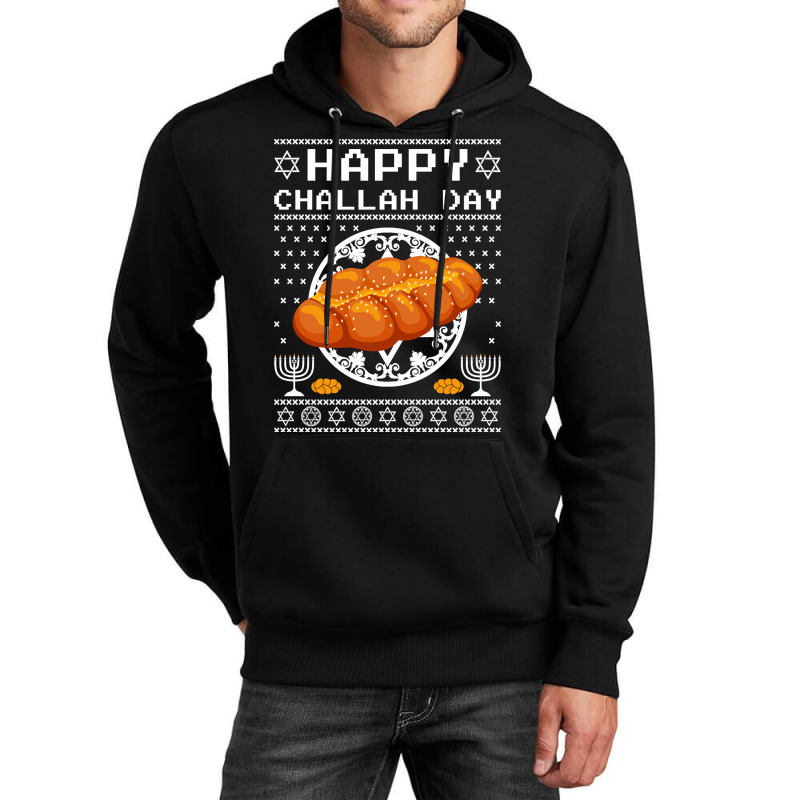 Trending Funny Happy Challah Days Jewish Holiday Hanukkah Channukah Unisex Hoodie | Artistshot