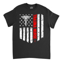 Trending Trauma Nurse American Flag Patriotic Registered Nurse Classic T-shirt | Artistshot