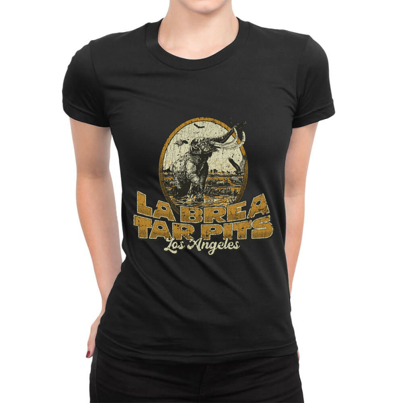 Hot Trend La Brea Tar Pits 1977 Ladies Fitted T-shirt | Artistshot