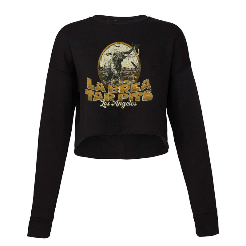 Hot Trend La Brea Tar Pits 1977 Cropped Sweater | Artistshot