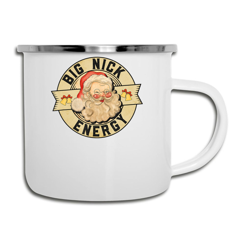 Big Nick Energy Vintage Santa Claus Wink Christmas Camper Cup | Artistshot