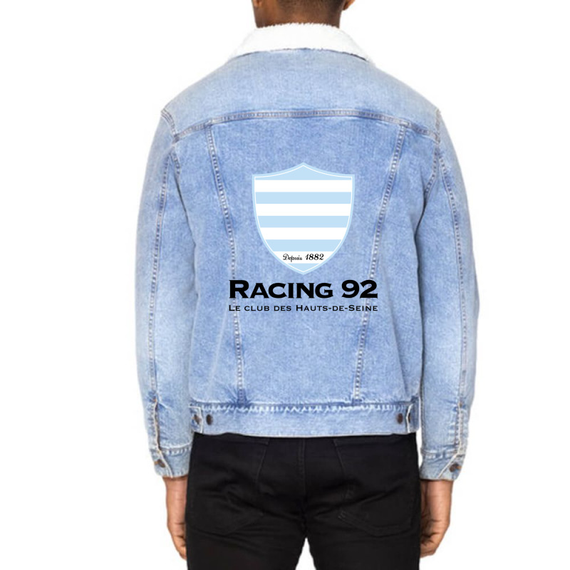 The Racing 92 Unisex Sherpa-Lined Denim Jacket by nanamirza | Artistshot