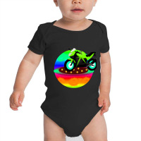 Hot Trend Green Motorcycle Baby Bodysuit | Artistshot