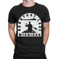 Trending Bobbygay Lake Canoeing Michigan T-shirt | Artistshot