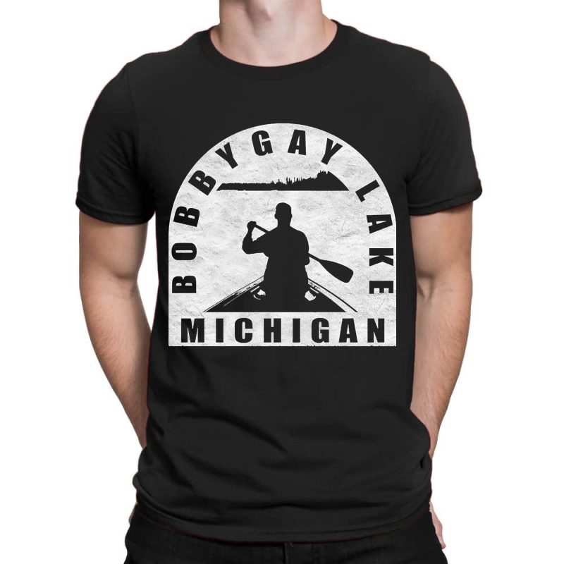 Trending Bobbygay Lake Canoeing Michigan T-shirt | Artistshot