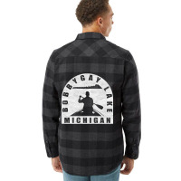 Trending Bobbygay Lake Canoeing Michigan Flannel Shirt | Artistshot