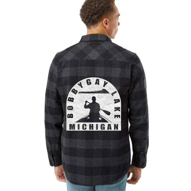 Trending Bobbygay Lake Canoeing Michigan Flannel Shirt | Artistshot