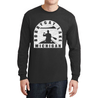 Trending Bobbygay Lake Canoeing Michigan Long Sleeve Shirts | Artistshot