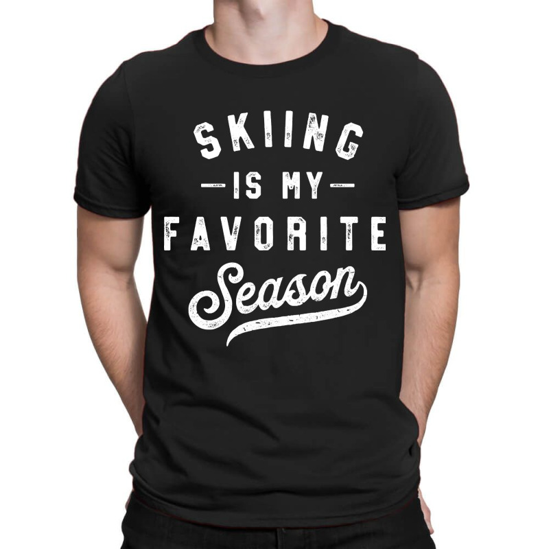 Trending Skiing Is My Favorite Season Vintage T-Shirt by Ledford Leslie | Artistshot