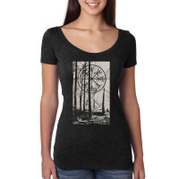 Trending Norse Mythology Vegvisir Viking Compass Odin Wotan Warrior Women's Triblend Scoop T-shirt | Artistshot