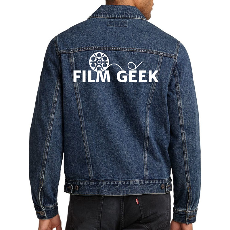 Film Geek Triblend Vintage Funny Men Denim Jacket by aclanddarmeno | Artistshot