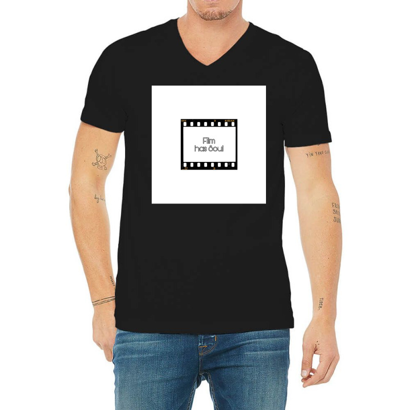 Film Has Soul  Film Camera Enthusiasts Chiffon Gift Girl V-Neck Tee by tintesbaxhiau | Artistshot