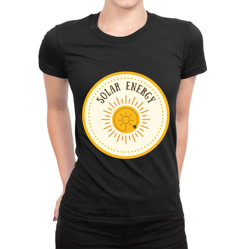 Hot Trend Solar Power - Solar Energy Ladies Fitted T-Shirt by Ledford Leslie | Artistshot