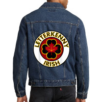 Irish Letterkenny Shamrocks St Patricks Day Men Denim Jacket | Artistshot