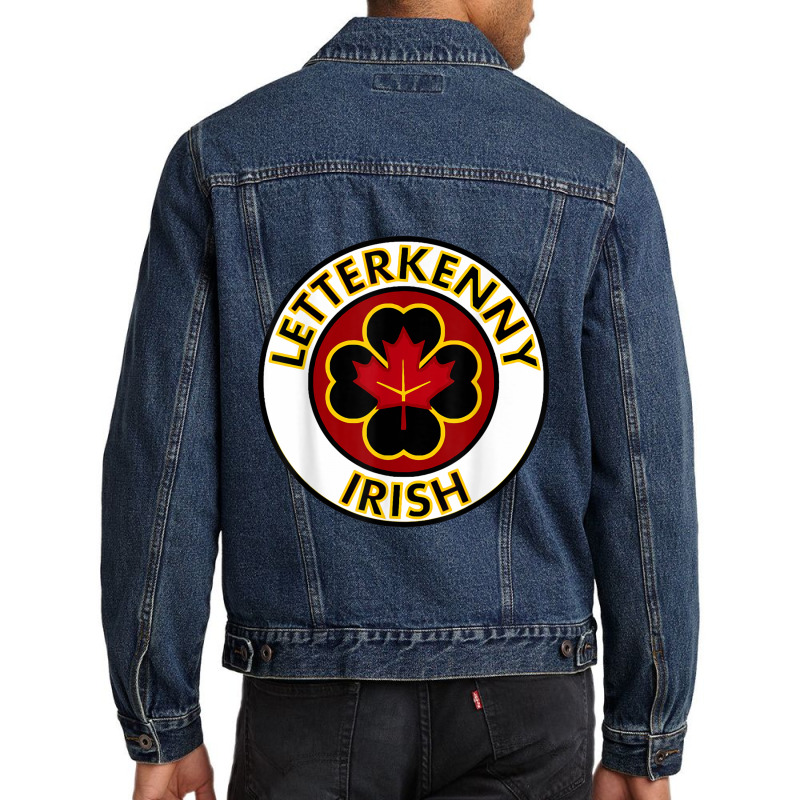 Irish Letterkenny Shamrocks St Patricks Day Men Denim Jacket by kakashop | Artistshot