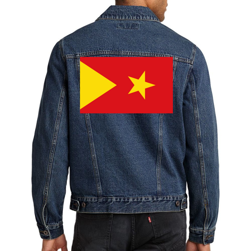 Flag Of The Tigray Region, Ethiopia Baby E Men Denim Jacket by aclanddarmeno | Artistshot