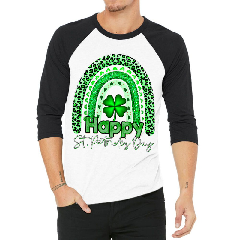 Happy St Patrick S Day Tshirt Cute Rainbow St . Patricks Day T Shirt 3/4 Sleeve Shirt | Artistshot