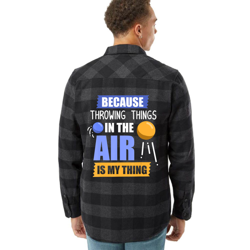 Hot Trend Throwing Things In The Air Is My Thing Shot Put Flannel Shirt | Artistshot