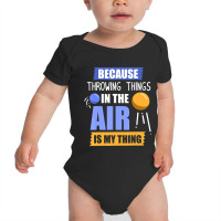 Hot Trend Throwing Things In The Air Is My Thing Shot Put Baby Bodysuit | Artistshot