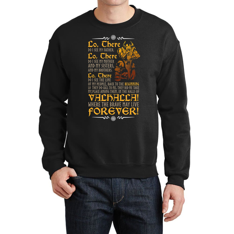 Hot Trend Norse Viking For A Viking Warrior Crewneck Sweatshirt | Artistshot