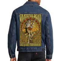 Grateful Chill Skull Men Denim Jacket | Artistshot