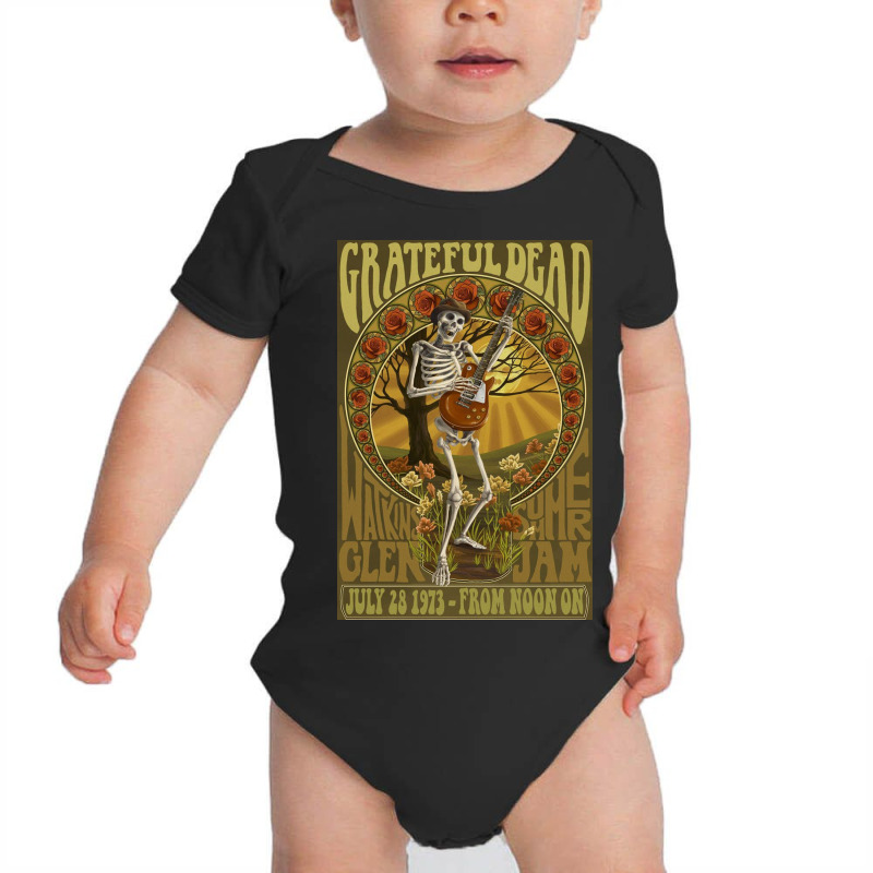 Grateful Chill Skull Baby Bodysuit | Artistshot