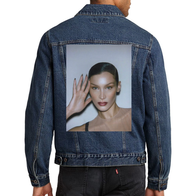 Bella Hadid Headshot Men Denim Jacket by handaaoslob8 | Artistshot