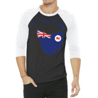 Tasmania Australian State Baby Cute 3/4 Sleeve Shirt | Artistshot