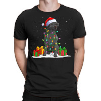 Black Lab Labrador Christmas Lights Pajama Dog Lover Xmas T-shirt | Artistshot