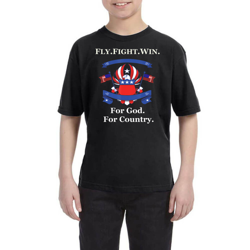 Limited Edition Us Academy Air Force Patriot Fly Fight Win Day Usa Youth Tee | Artistshot