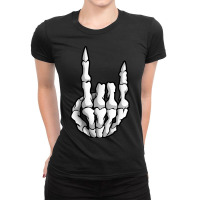 Trending Heavy Metal, Horns Up-wjoiw Ladies Fitted T-shirt | Artistshot