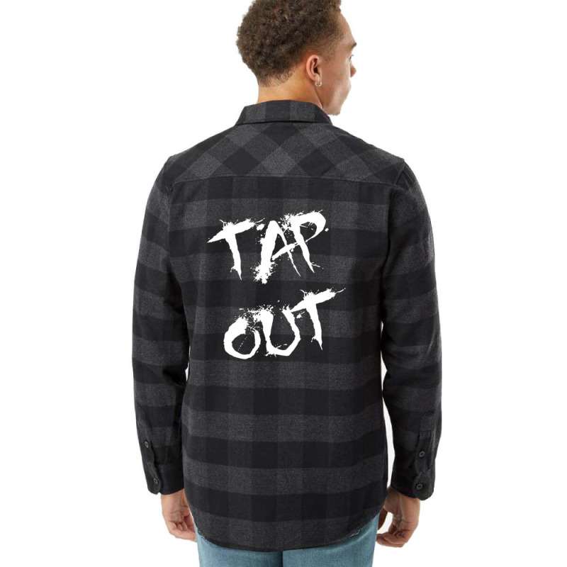 Tap Out (white) Flannel Shirt by CassidyWise | Artistshot