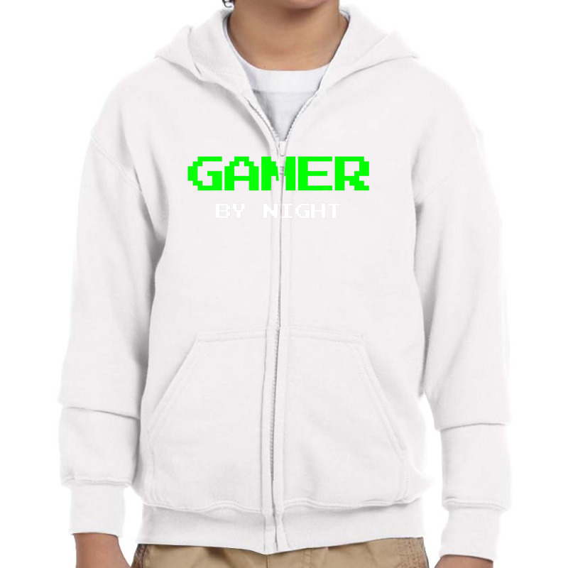 Gamer Games Funny Videogames Gift Youth Zipper Hoodie | Artistshot