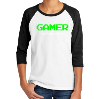 Gamer Games Funny Videogames Gift Youth 3/4 Sleeve | Artistshot