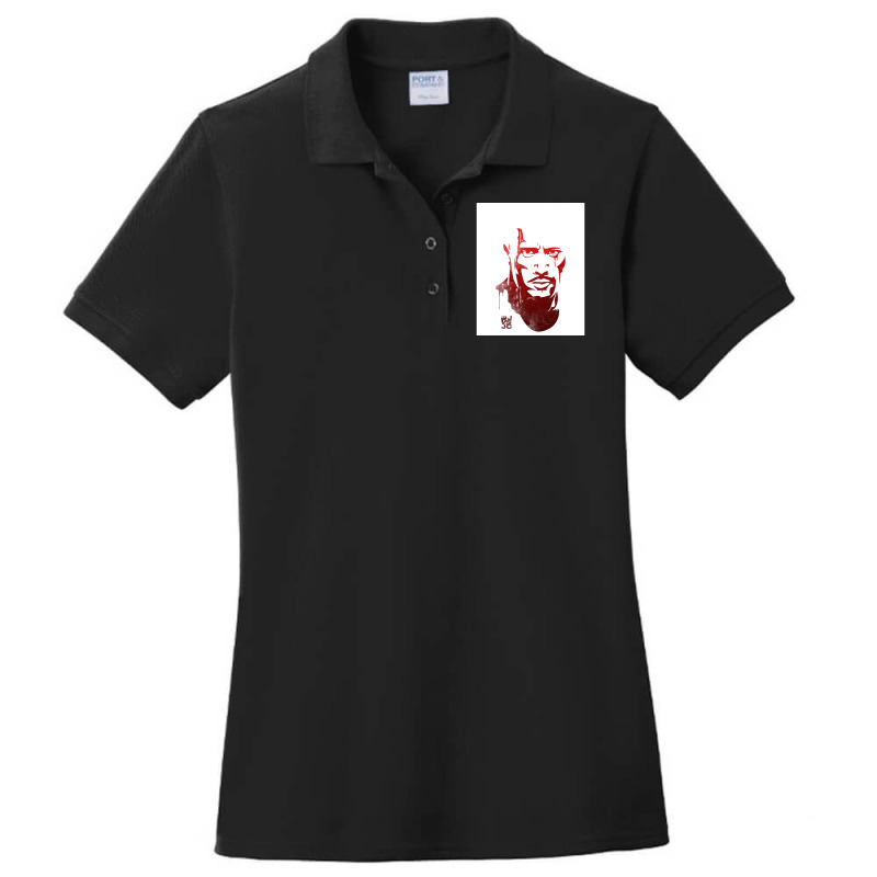 Dwayne Johnson Face Ladies Polo Shirt by AbeaJuanje | Artistshot