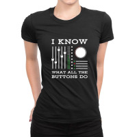 Cool & For Music Techno Minimal Mixer Dj's Ladies Fitted T-shirt | Artistshot